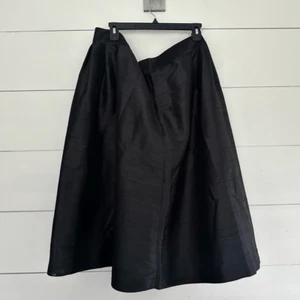 Crown & Ivy Women’s 20W Black Plus Size Skirt New NWT - Picture 1 of 5