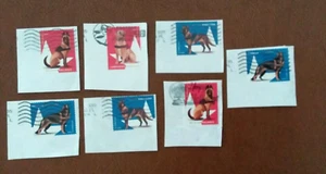 2019 Stamps: One Full Set of 4 Military Dogs SC#54xx, plus 3 Bonus Stamps - Picture 1 of 9