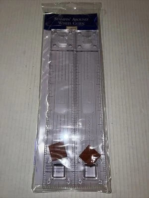 Stampin Up! Stampin' Around Wheel Guide 2 snap together 12" rulers - Image 1 of 4