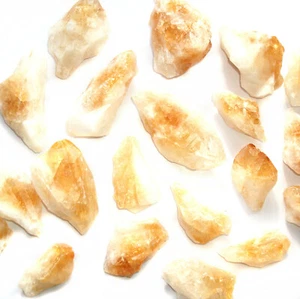 Citrine Crystal Mineral Raw Natural Specimen Rough Stone Yellow White Quartz - Picture 1 of 2