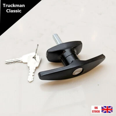 Truckman Classic Truck Top Replacement  Tailgate T Handle Lock And Keys Genuine  - Image 1 of 4