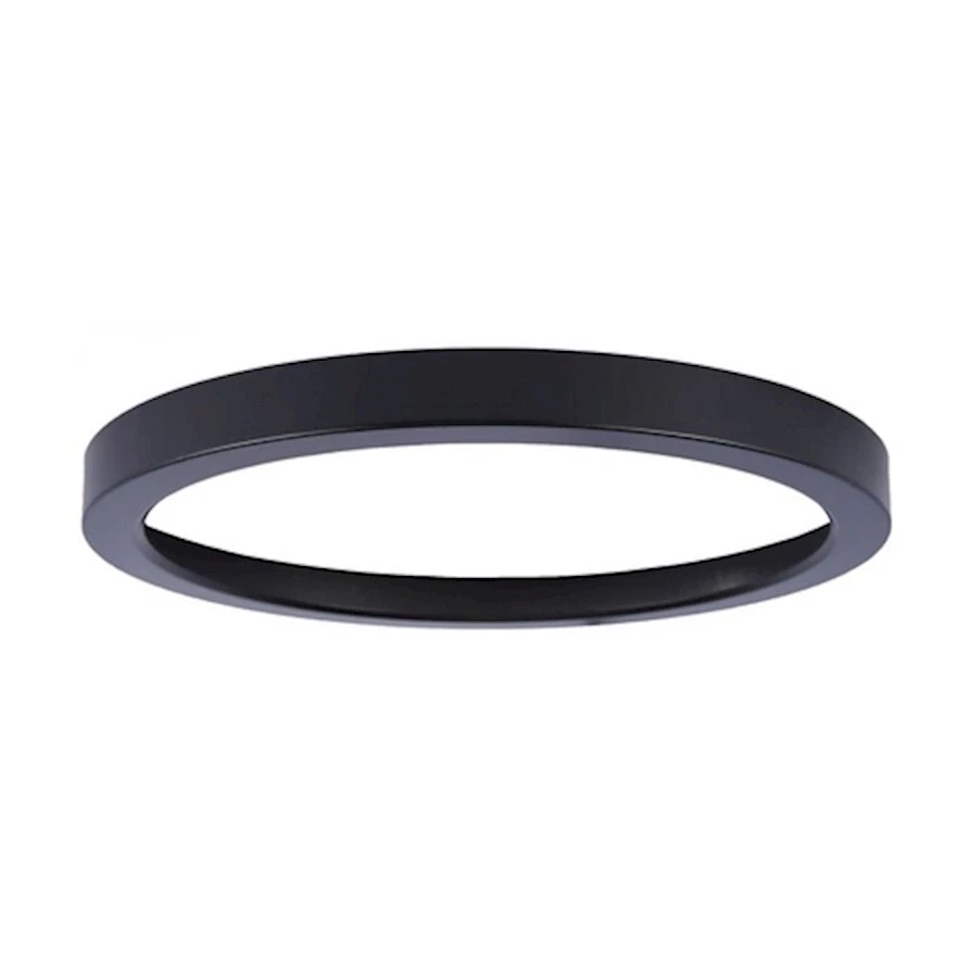 Craftmade 9" Flushmount Optional Trim, Flat Black - X9209-TRIM-FB - Image 1 of 1