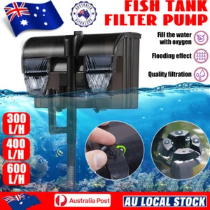 300L/H 400L/H 600L/H 2W 5W 8W Sunsun Aquarium Fish Tank Hang On Filters AU - Picture 1 of 15