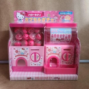 Nuevo Hello Kitty Cápsula Gacha Sanrio Lindo Gatito Gachapon Máquina Set Japón - Imagen 1 de 5