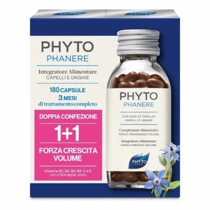 PHYTO PHYTOPHANERE RINFORZANTE CAPELLI E UNGHIE INTEGRATORE ALIMENTARE 90+90 CAP - Imagen 1 de 3