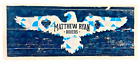 Matthew Ryan BOXERS Pamiątkowy sitodruk Plakat 2014 Album Release Ltd Ed
