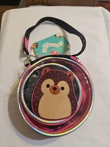 Squishmallows Hans der Igel Geldbörse rund Handgelenk 2 in 1 mit Riemen - Bild 1 von 2