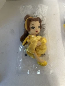 Muñeca de peluche dulce princesa Disney Bella en vestido amarillo 12" - Imagen 1 de 7