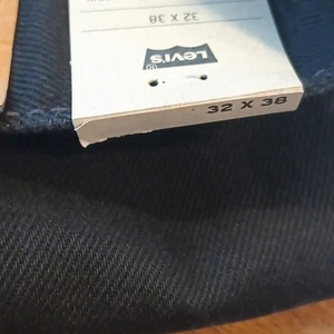 Levi's tall jeans, Men's 505 Regular fit Sz 32x38, Levi's black Denim straight - Picture 1 of 13