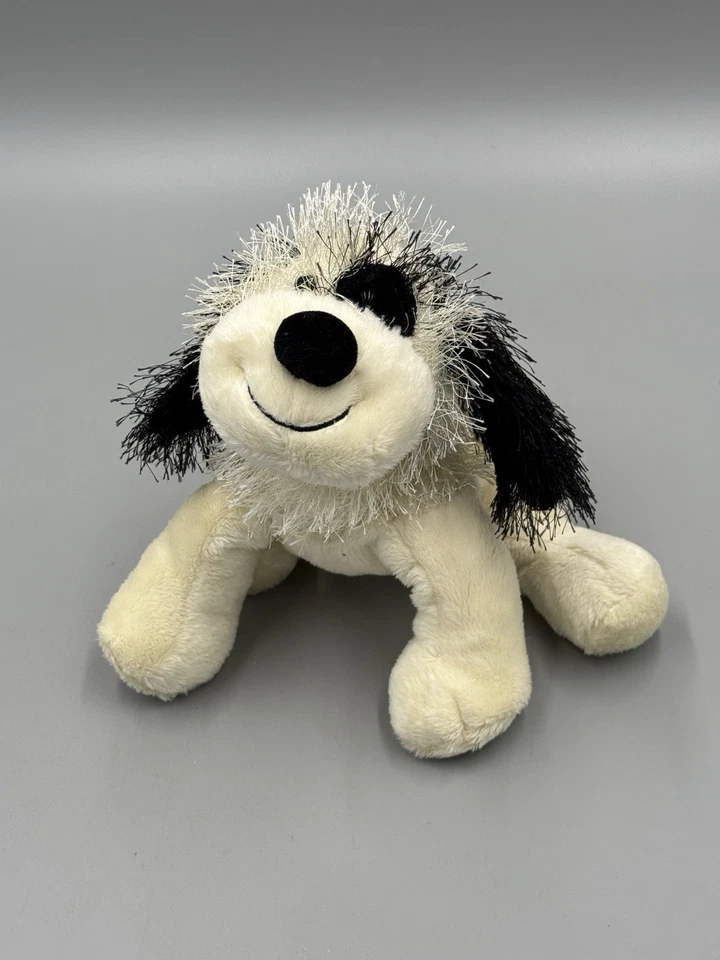 Webkinz Lil'Kinz Black and White Cheeky Dog HM192 Plush 8” No Code - Image 1 of 4