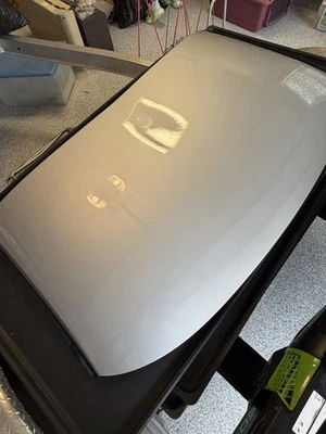 1997-2004 CORVETTE C5 COUPE TARGA REMOVABLE ROOF PANEL  SILVER METALLIC - Image 1 of 4