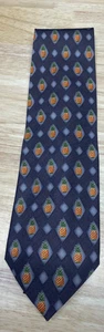 Off Island Tommy Bahama Mens Tie Gray Pineapple Hawaiian Tropical Silk Necktie - Picture 1 of 7