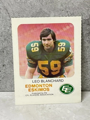 1981 年 Edmonton Eskimos CFL 红色公鸡 - LEO BLANCHARD — 第 1/2 张图片