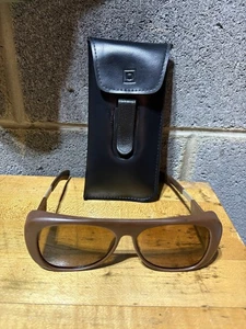 Vintage Roland Martin Fishing Polarized Sunglasses 1970s Brown Bass Pro Shop - Picture 1 of 9
