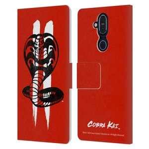 OFFICIAL COBRA KAI GRAPHICS LEATHER BOOK WALLET CASE FOR MICROSOFT NOKIA PHONES - Picture 1 of 15
