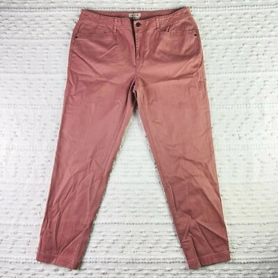 Orvis Women's Size 12 Stretch Twill Blush Rose Pink Pants Business Casual Work - Image 1 of 4