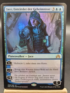 1x Jace, Unraveler of Secrets - FOIL - German - FBB - EDH - Vintage - MTG #2675 - Picture 1 of 2
