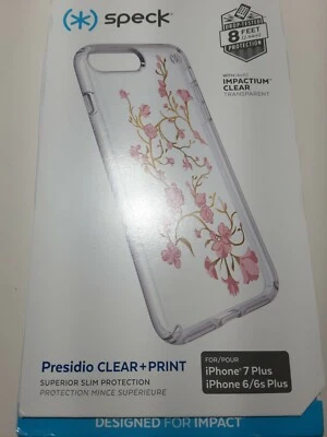 Speck Presidio  Clear + Print Case for iPhone 8 Plus, 7 Plus - Image 1 of 4