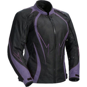 Women Waterproof Motorbike Motorcycle Cordura Jacket All Weather Armour Coat
