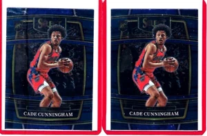 A 2-CARD LOT OF - 2021-22 Select #11 CADE CUNNINGHAM - ROOKIE CARDS !!! - Bild 1 von 2