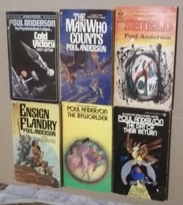 Poul Anderson 6 Sci Fi Buch Lot Kalter Sieg der Schild Fähnrich Flandry + 3 weitere - Bild 1 von 5