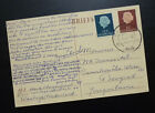 Netherlands 1958 Postal Stationery Sent from Waalwyk to Serbia Yugoslavia BO1