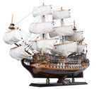 Limited Edition San Felipe Full Blowing Sails Wood Tall Ship Model 28" Built New