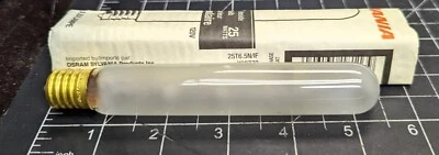 (60) Sylvania 18113 25T6.5/IF 120V Esmerilado E17 Base Intermedia [B7BC] Foto 1 de 4