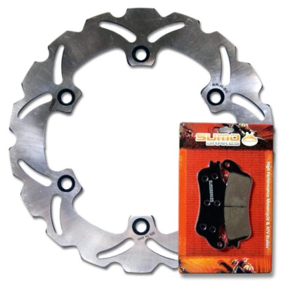 Rotor de freno trasero + pastillas para Honda CBR1100XX [1997-2003] XL1000 Varadero 2003-2011 Foto 1 de 4