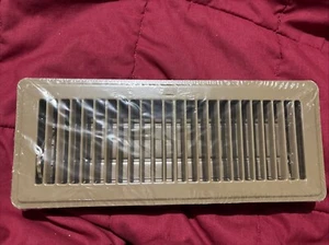 Griglia Registro Aria Pavimento Marrone 4" x 12" Misura Condotto AC Acciaio Termosaldato  - Foto 1 di 2