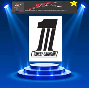 Harley Number one Schablone Template Airbrush Lack # 110 - Bild 1 von 1