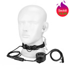 Airsoft Tactical Throat Mic Headset PTT for Baofeng UV-5R Retevis h777/RT22/RT21