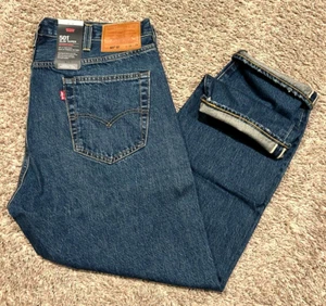 Levi's Premium 501 Slim Taper Jeans Selvedge 100% Cotton Sizes NWT RT$148 0253 - Picture 1 of 7