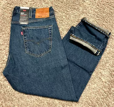 Levi's Premium 501 Slim Taper Jeans Selvedge 100% Cotton Sizes NWT RT$148 0253 - Image 1 of 4