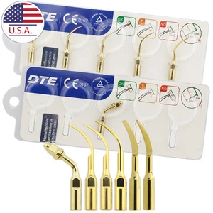 Woodpecker DTE Piezo Scaler Tips Kit Satelec ACTEON Golden GD1T GD2T PD1T ED1T - Picture 1 of 8