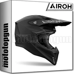 AIROH HELMET CROSS MOTORBIKE WRA11 WRAAAP COLOR BLACK MATT SZ. XXS - Picture 1 of 5