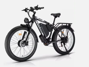 Electric Bike Dual Motor 2OOO watts EBike 23AH Bicycle Philodo H8 35mph - Picture 1 of 9