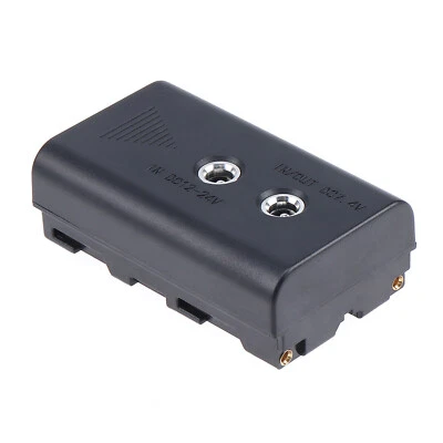 Power Adapter NP-F Dummy Battery Coupler NP-F550/750 with 2 DC Input Output - Image 1 of 4