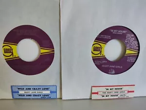 MARY JANE GIRLS - "IN MY HOUSE" + "WILD AND CRAZY LOVE" / GORDY RECORDS 1985 - Imagen 1 de 2