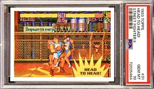 POP 1 PSA 10 RC Chun Li 1993 Topps Street Fighter Head to Head vs Balrog Rookie - Picture 1 of 3