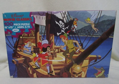 Rompecabezas de 100 piezas vintage ~ Jaymar ~ clásicos de películas de Disney ~ Peter Pan  Foto 1 de 3
