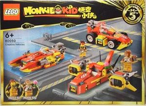 LEGO Monkie Kid 80050 Kreative Fahrzeuge Creatve Vehicles Kid + King NEU - Picture 1 of 2
