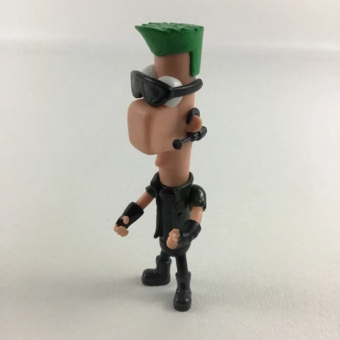 Disney Phineas & Ferb Across the 2nd Dimension 4" Figure Resistance Force Ferb Cover