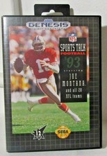Joe Montana II Sports Talk Football for Sega Genesis Complete CIB w/manuals
