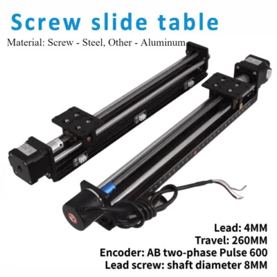Stepper Motor Stroke Screw Guide Stage Rail Motion Slide Stage Linear Actuator - Image 1 of 4