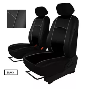 Eco-Leather Tailored Front 1+1 Seat Covers for Ford Galaxy Mk1 1995 - 2000 - Picture 1 of 11