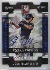 2009 Donruss Elite Extra Edition Aspirations Signatures /100 Josh Fellhauer Auto
