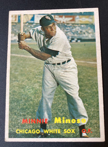 1957 Topps # 138 Minnie Minoso Baseball Card WOW High Grade