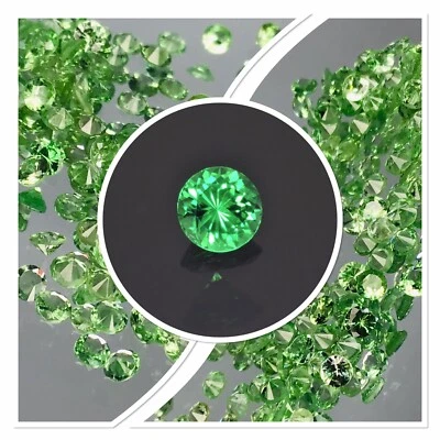 tsavorite garnet 4.70 carat rare species vivid green bulk parcel Deal  - Image 1 of 4