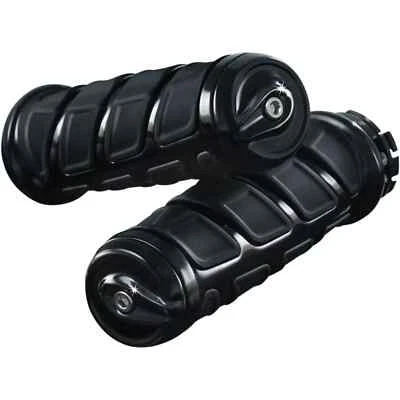Kuryakyn 6376 Kinetic Gloss Black Grips - Image 1 of 2